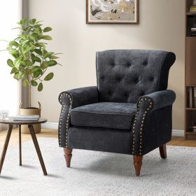 Galatea Armchair-CHARCOAL