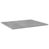 Bookshelf Boards 4 pcs Concrete Gray 23.6"x19.7"x0.6" Engineered Wood