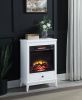 ACME Hamish Fireplace in White Finish AC00850