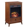 ACME Hamish Fireplace in Walnut Finish AC00852