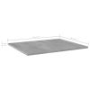 Bookshelf Boards 4 pcs Concrete Gray 23.6"x19.7"x0.6" Engineered Wood