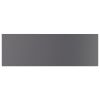 Bookshelf Boards 4 pcs High Gloss Gray 23.6"x7.9"x0.6" Engineered Wood