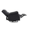 Swivel Recliner Chair, 360 Degree Swivel leisure Chair, Leisure Arm Chair, Nursery Rocking Chairs, Manual Reclining Chair