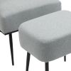 COOLMORE Velvet Accent Chair Modern Upholstered Armchair Tufted Chair with Metal Frame, Single Leisure Chairs for Living Room Bedroom